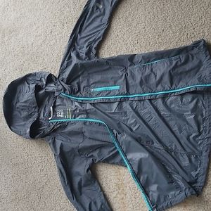 Avalanche Outdoor Jacket Windbreaker Size S Gray